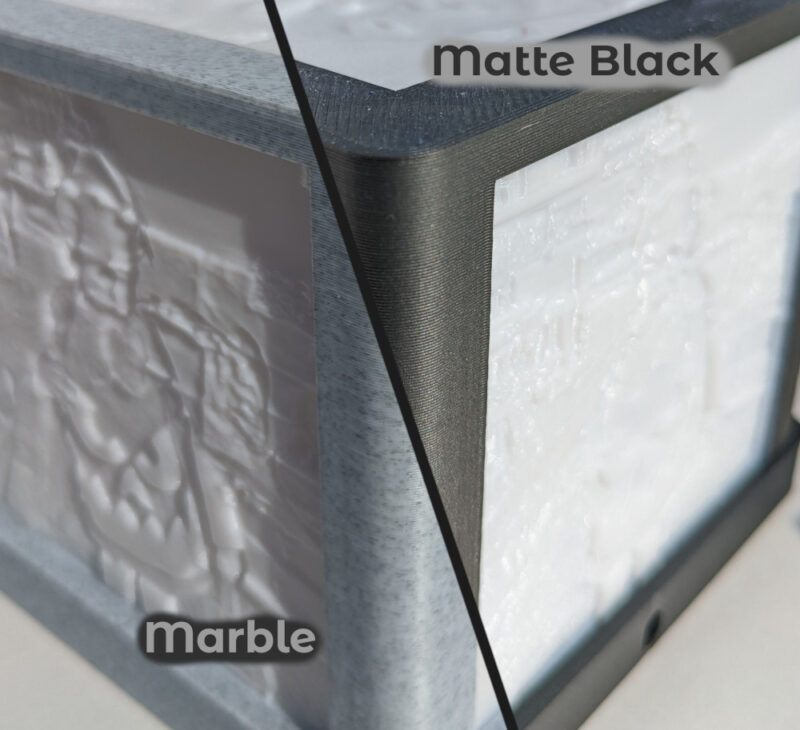 Photo cube frame colors choices